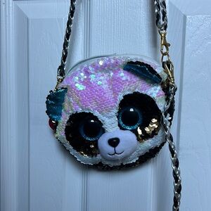 Black and White Animal-Themed Kawaii Bag